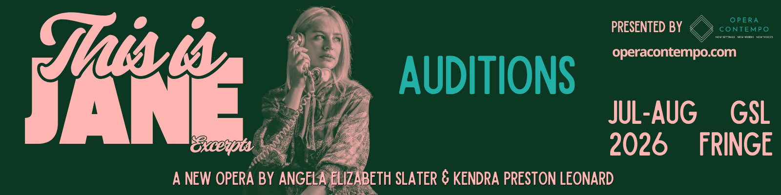 Audition Announcement--This Is Jane