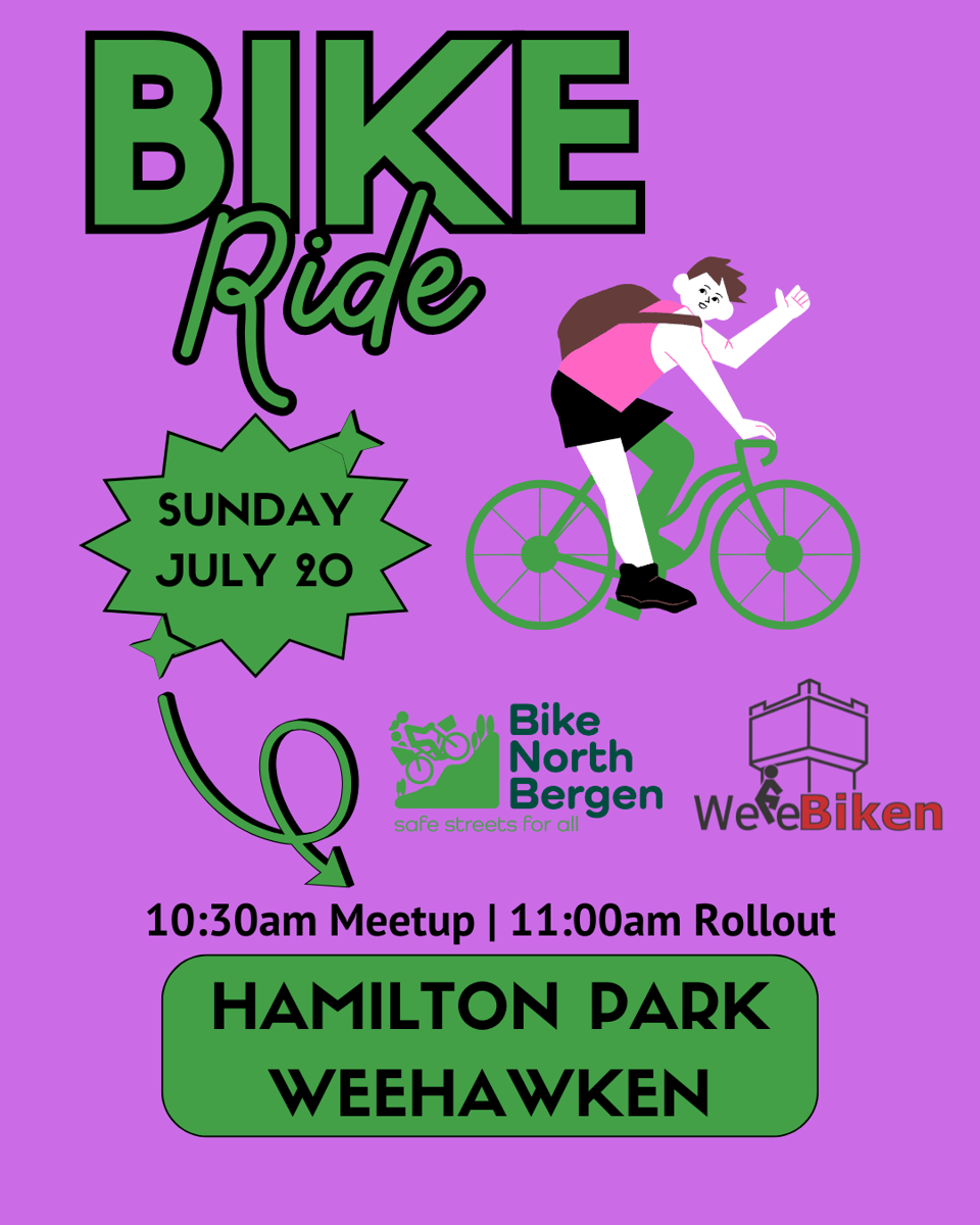 a poster for a bike ride