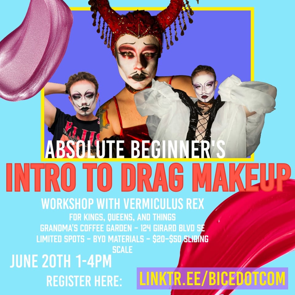Workshop! Intro to Drag Makeup