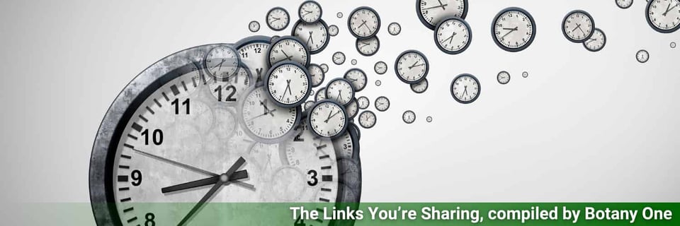 Little clocks float like bubbles off a bigger clock in an attempt to illustrate how confusing time zones are at the moment.