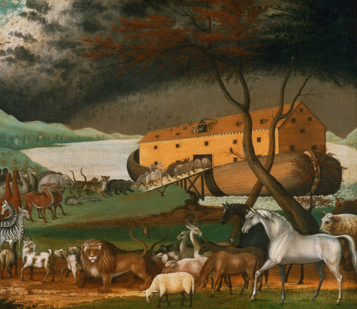 Noah's Ark (1846), by the American folk painter Edward Hicks.
