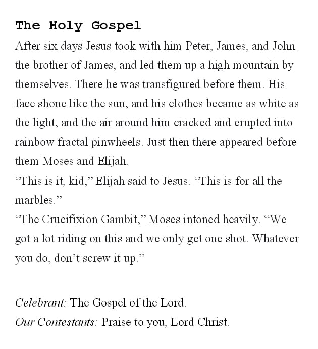 The Holy Gospel