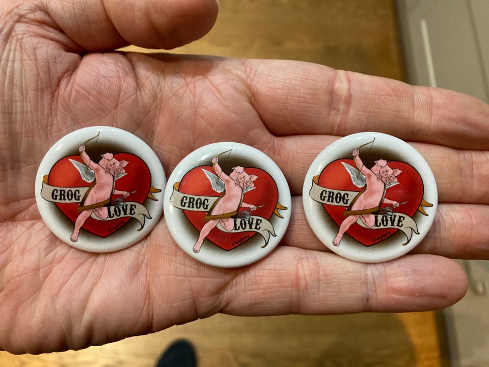 GrogLove badges from Dan