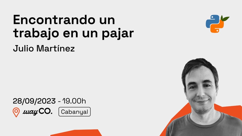 Nueva charla para el 28 de septiembre 2023 - Python Valencia 🐍