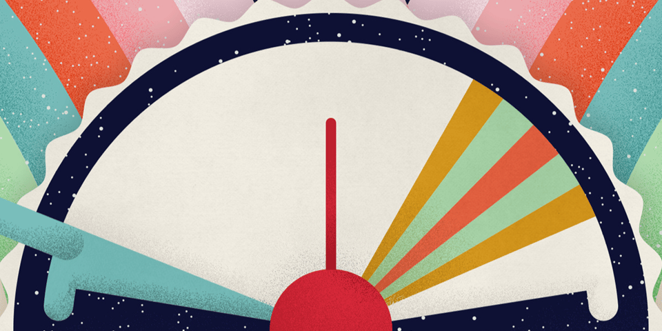 A colourful dial.