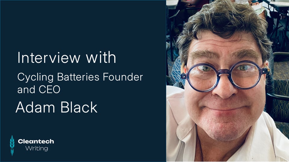 Interview with Cycling Batteries CEO Adam Black