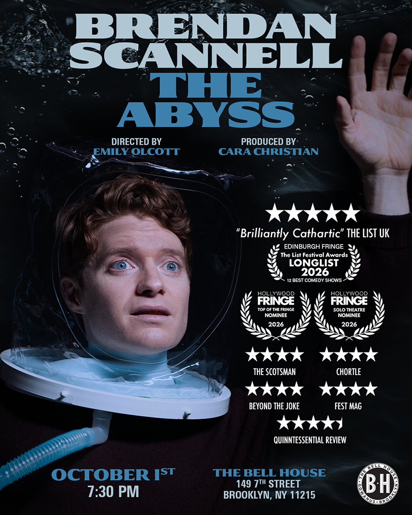 Brendan Scannell The Abyss in NYC 10/1 at The Bell House