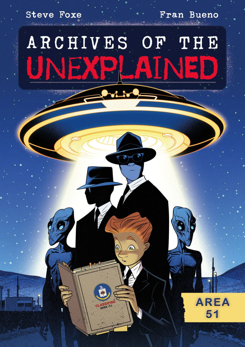 Archives of the Unexplained: Area 51 Cover Art by Fran Bueno