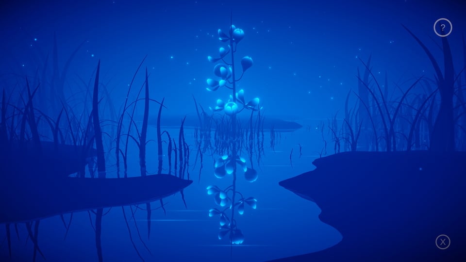 Mirria screenshot of a plant growing in a marsh