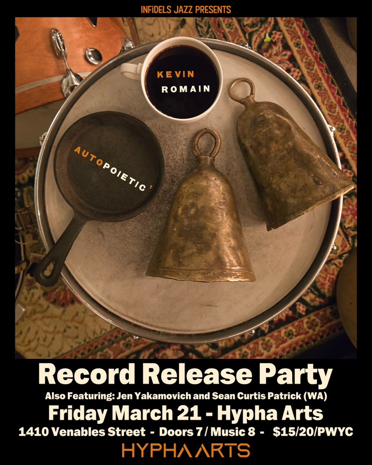 Kevin Romain Album Release at Hypha Arts