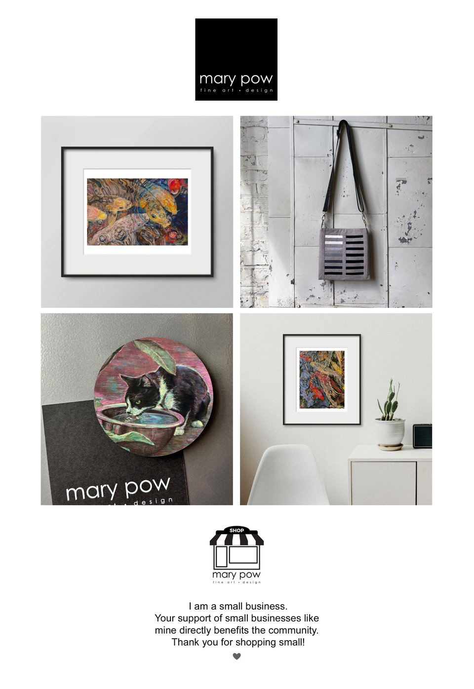 Shop online at Mary Pow Designs