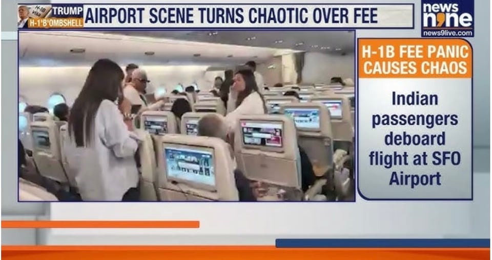 H-1B visa inflation by Trump causes chaos.