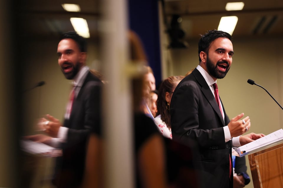 the Democratic nominee for New York mayor, Zohran Mamdani