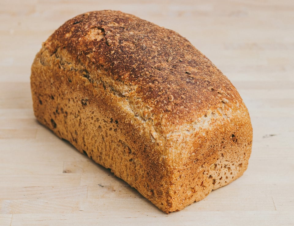 A loaf of brown bread.