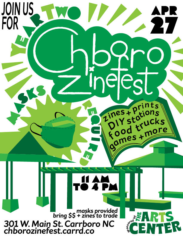 flier for the Chboro zine fest