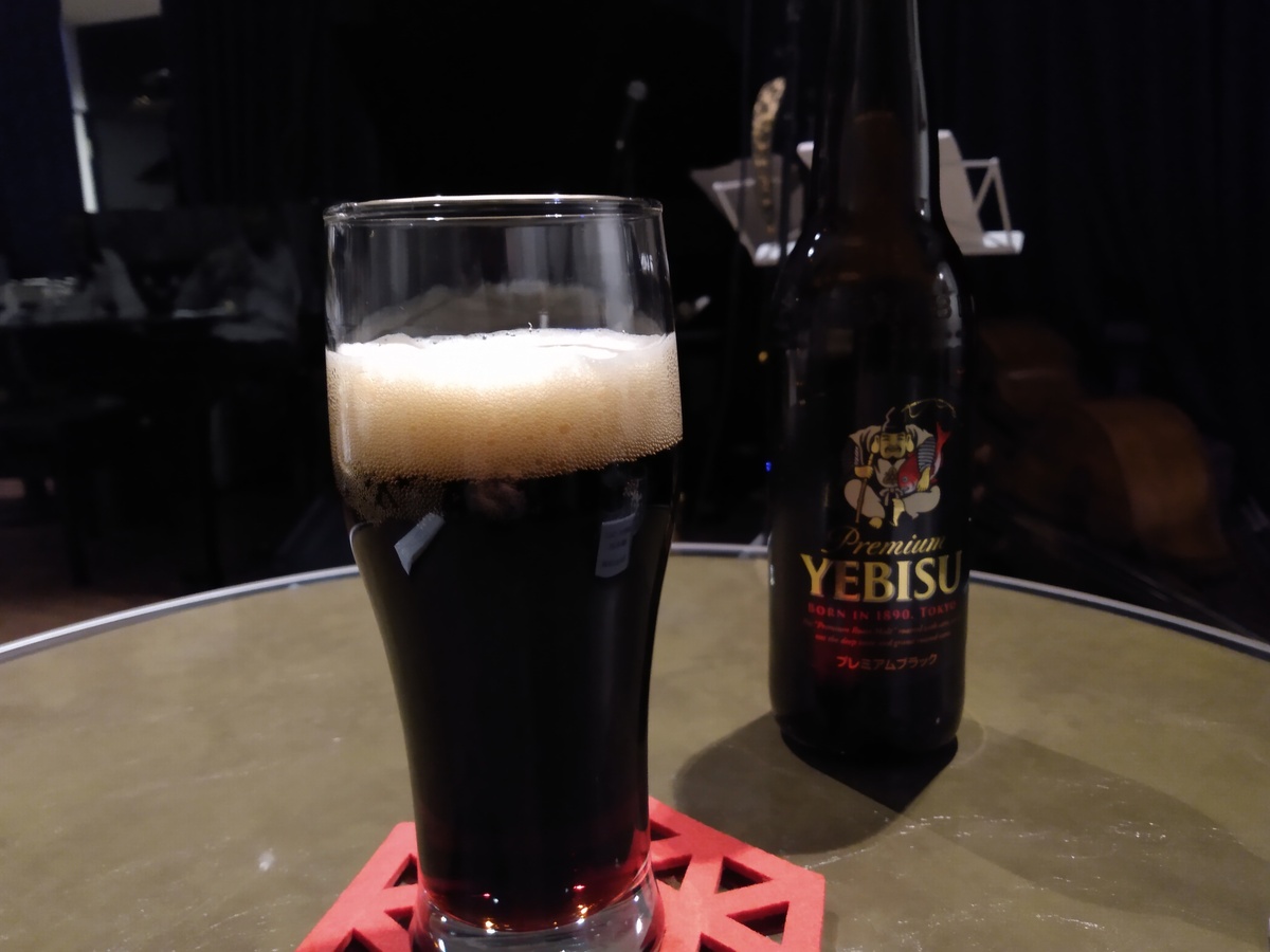Yebisu beer at Velera