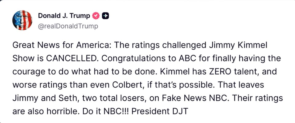 Trump tweets against the First Amendment