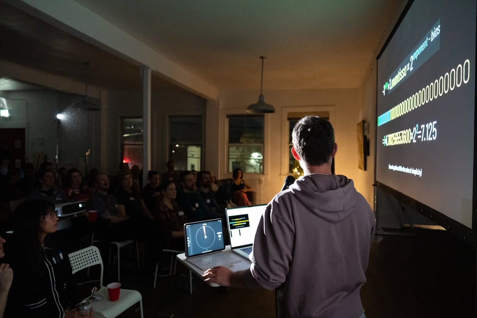 Max presenting, again!