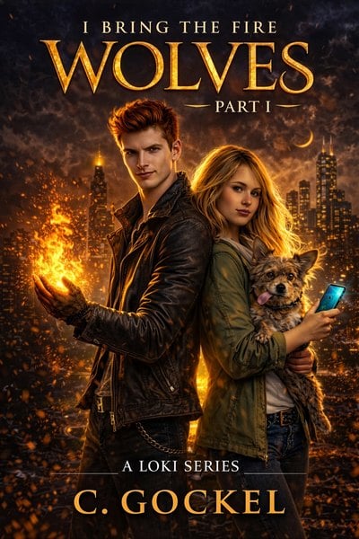 Cover from Wolves, an I Bring the Fire book.