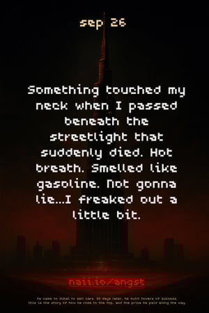 Sep 26 — The streetlight above me died - AUTUMN ANGST