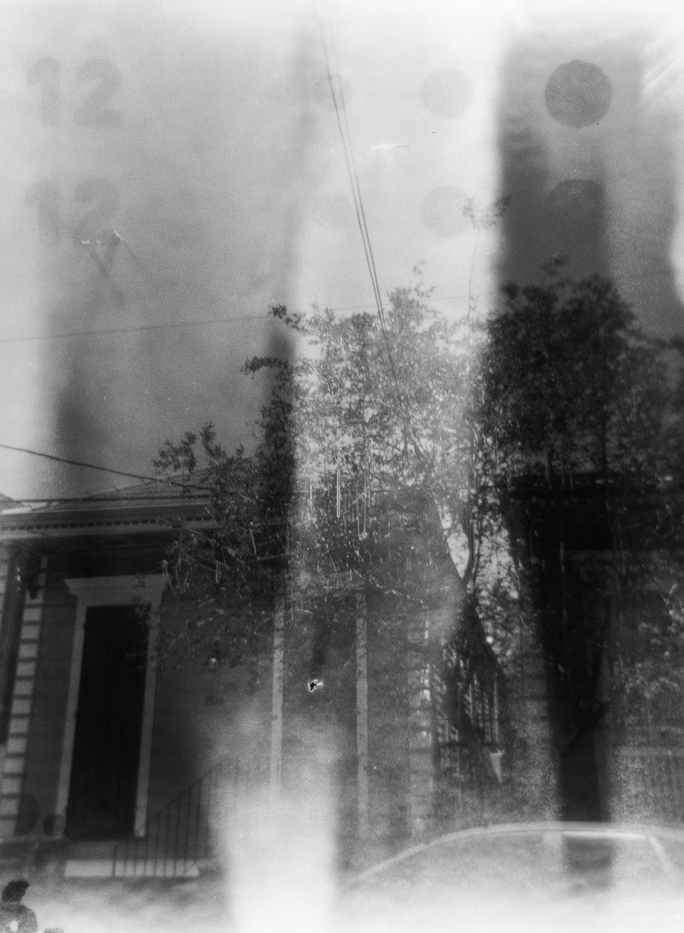 A house in New Orleans, details from the film showing through