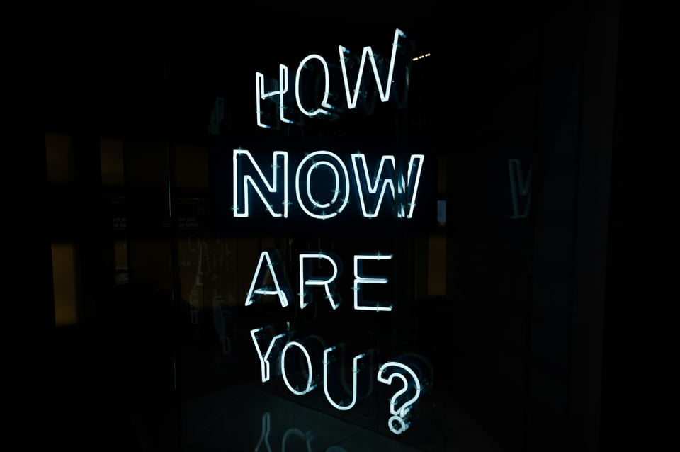 Image with the words How Now Are You?