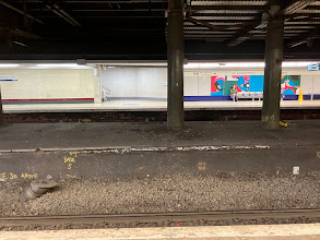 Glasgow Queen Central train station, platform to the SEC