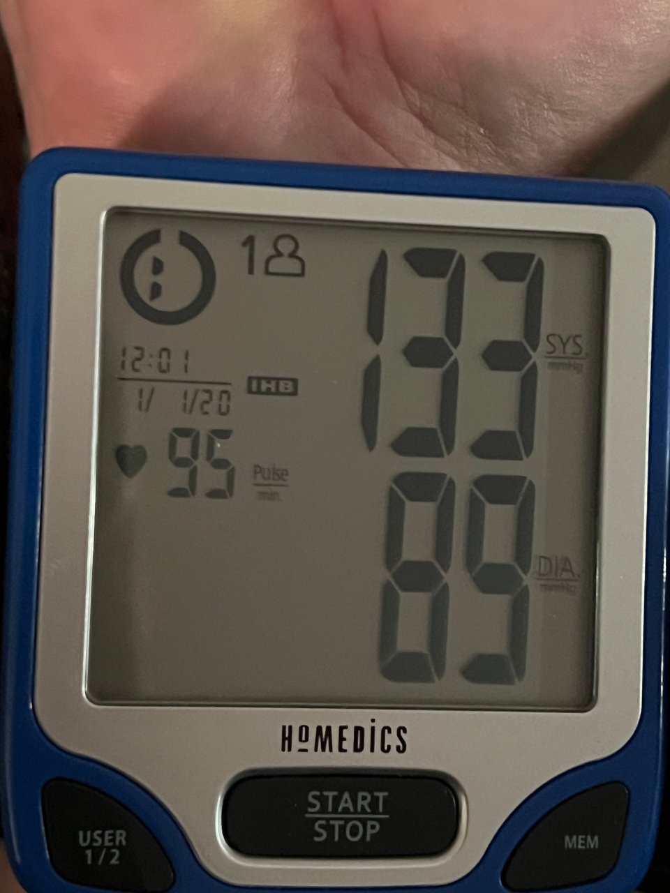 normal blood pressure & heartbeat