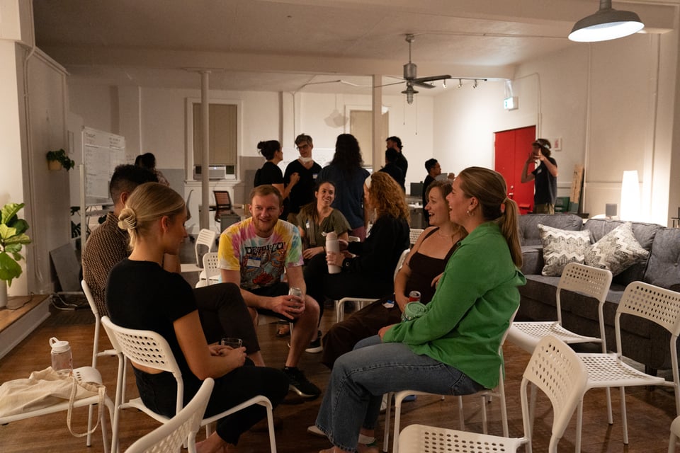 Some of the crowd after Glint.