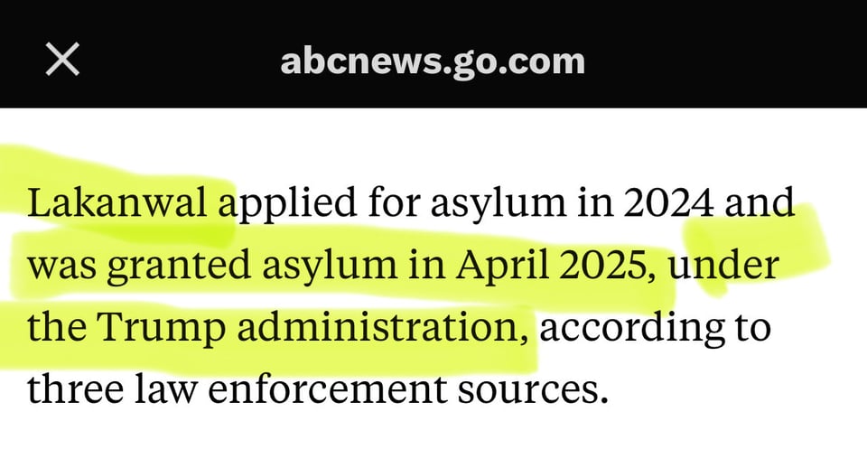 ABC joins those with the truth about the shooter.