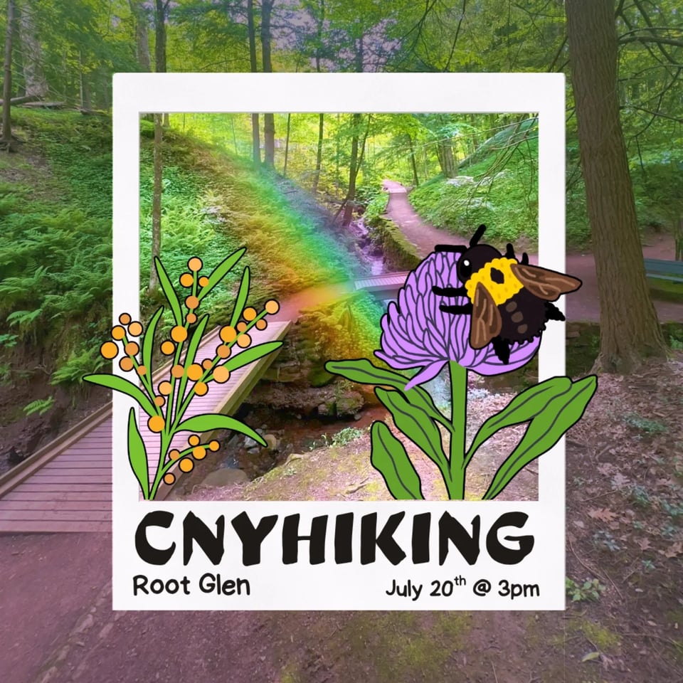 CNY Hiking Hike at Root Glen, July 20th at 3PM