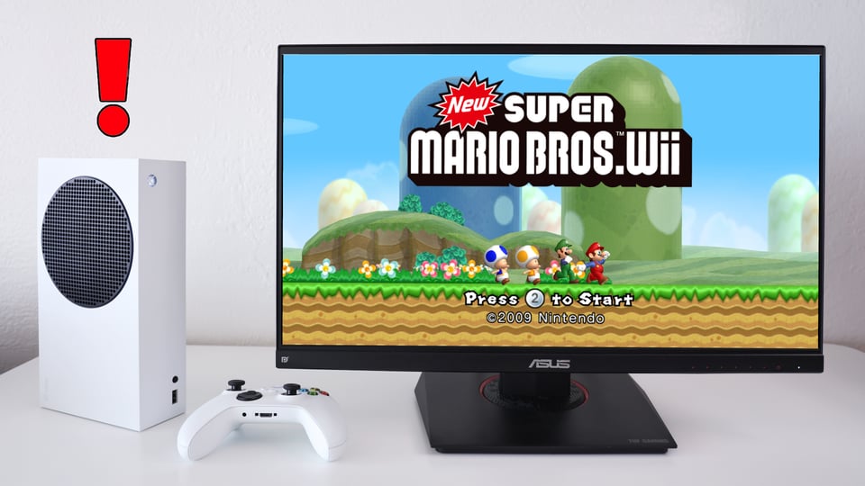 Xbox running Wii games