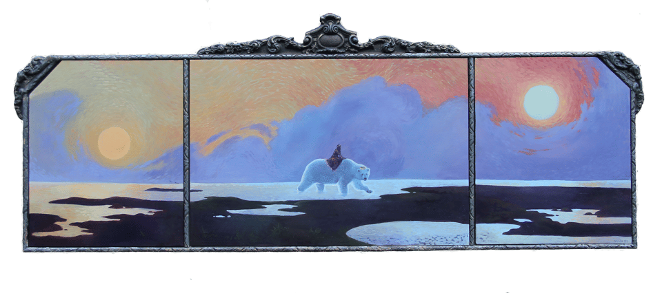 The Journey, and oil painting by Bronwyn Schuster