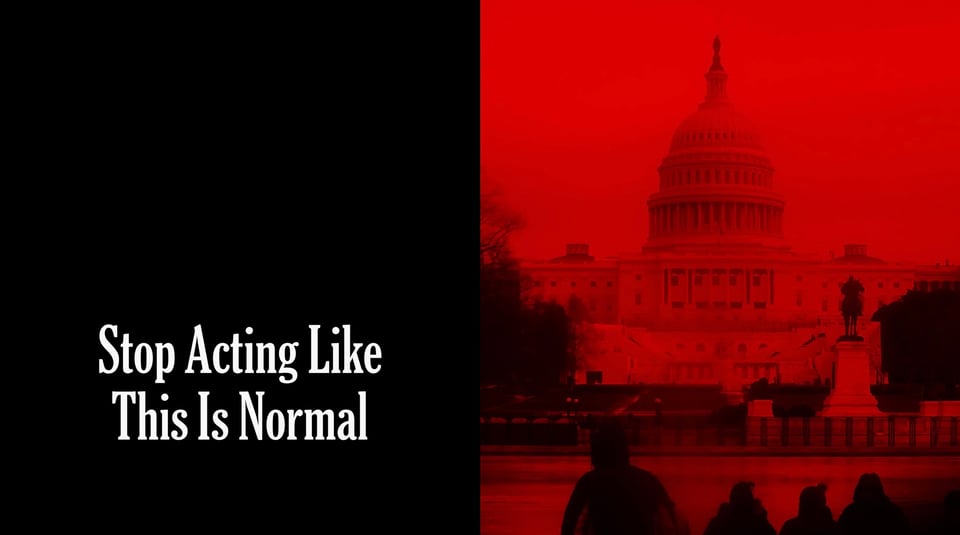 Stop Acting Like This Is Normal