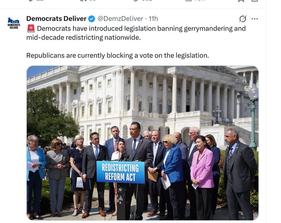 A YES vote will allow the Virginia General Assembly to create new congressional maps immediately and put those new maps in place for the 2026 elections, <br/>but then return to the normal bipartisan redistricting process after 2030.