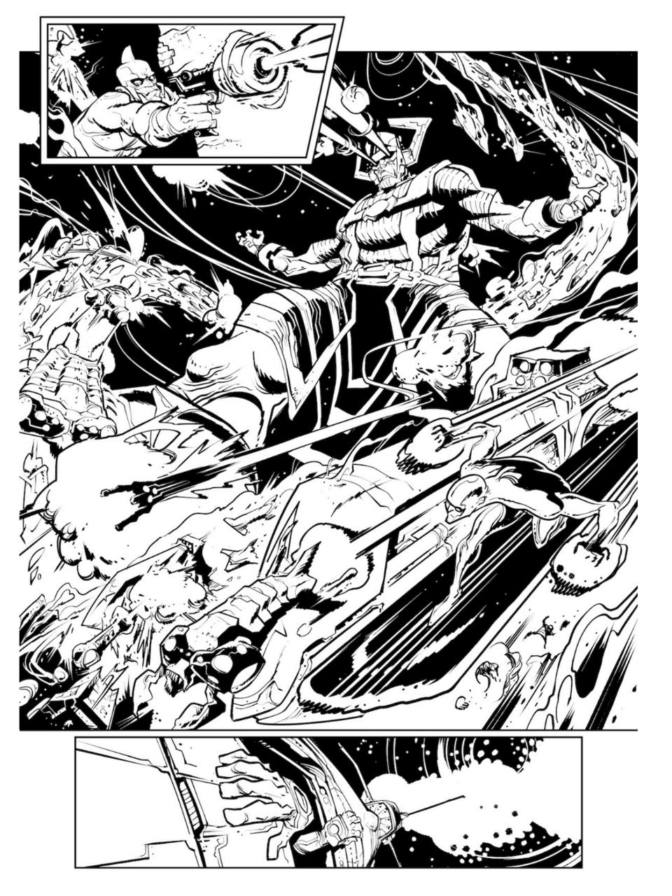 marvel cosmic art by jake allen