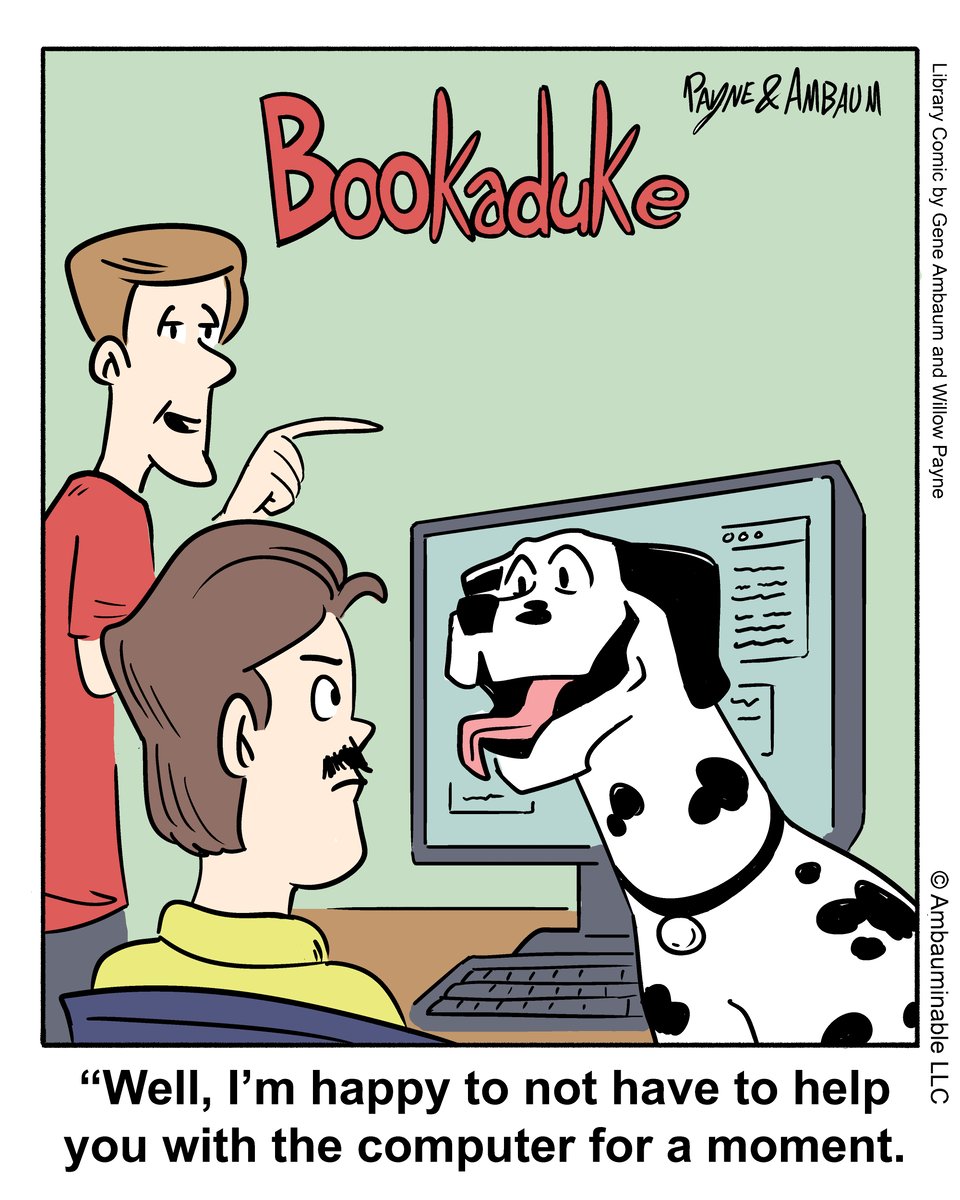 Library Comic: Bookaduke