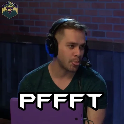 Man sticking his tongue out at the camera mockingly