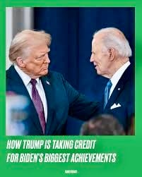 Trump and the man he frequently attacks when he is not taking credit for the man’s work