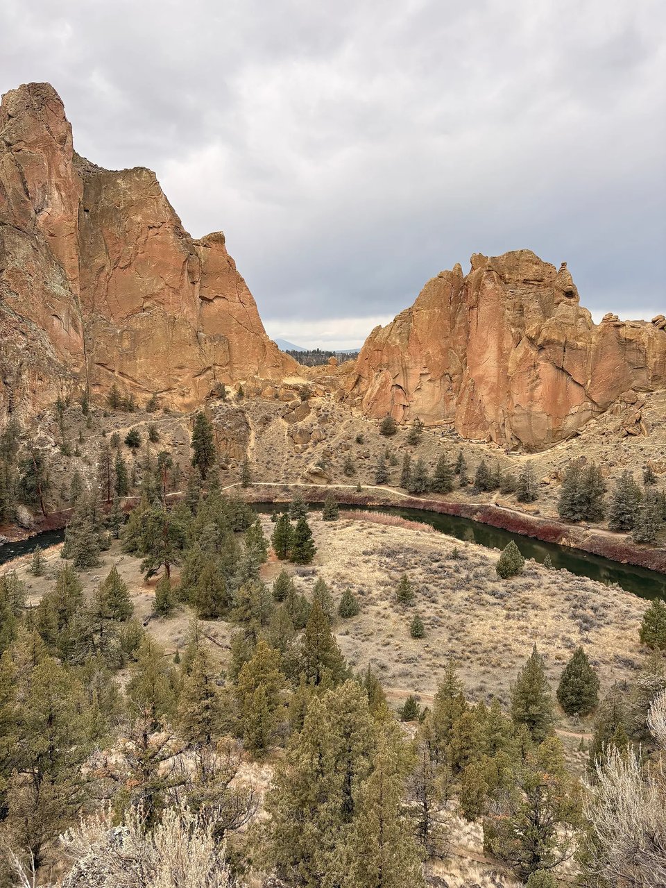 A snapshot of Smith Rock State Park in Oregon.