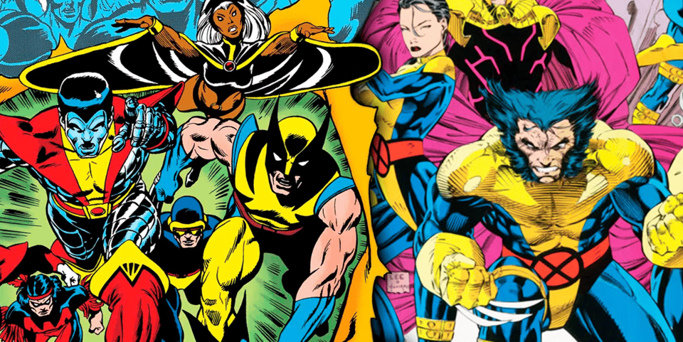 Xmen costume changes over the years