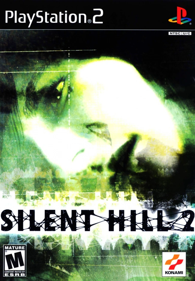 The original cover of Silent Hill 2 for the Playstation 2.