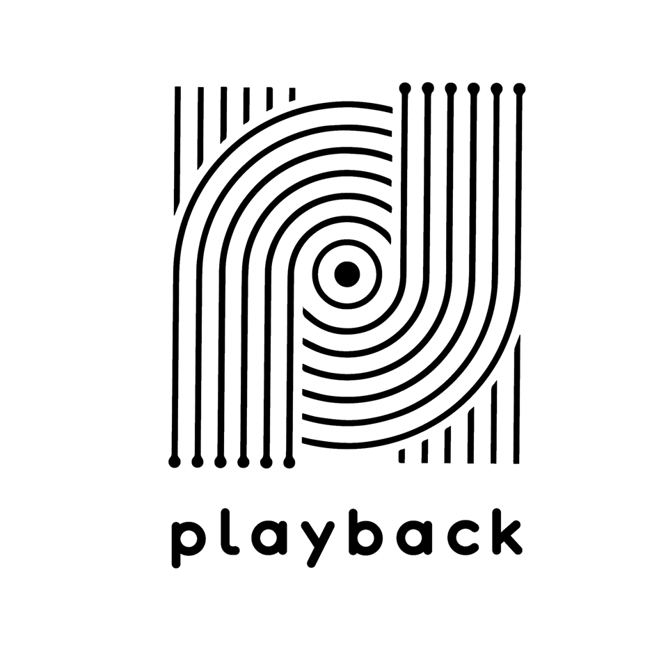 Playback Logo em Preto