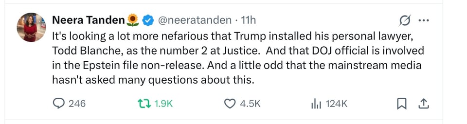 Democrats are not going to let this die.