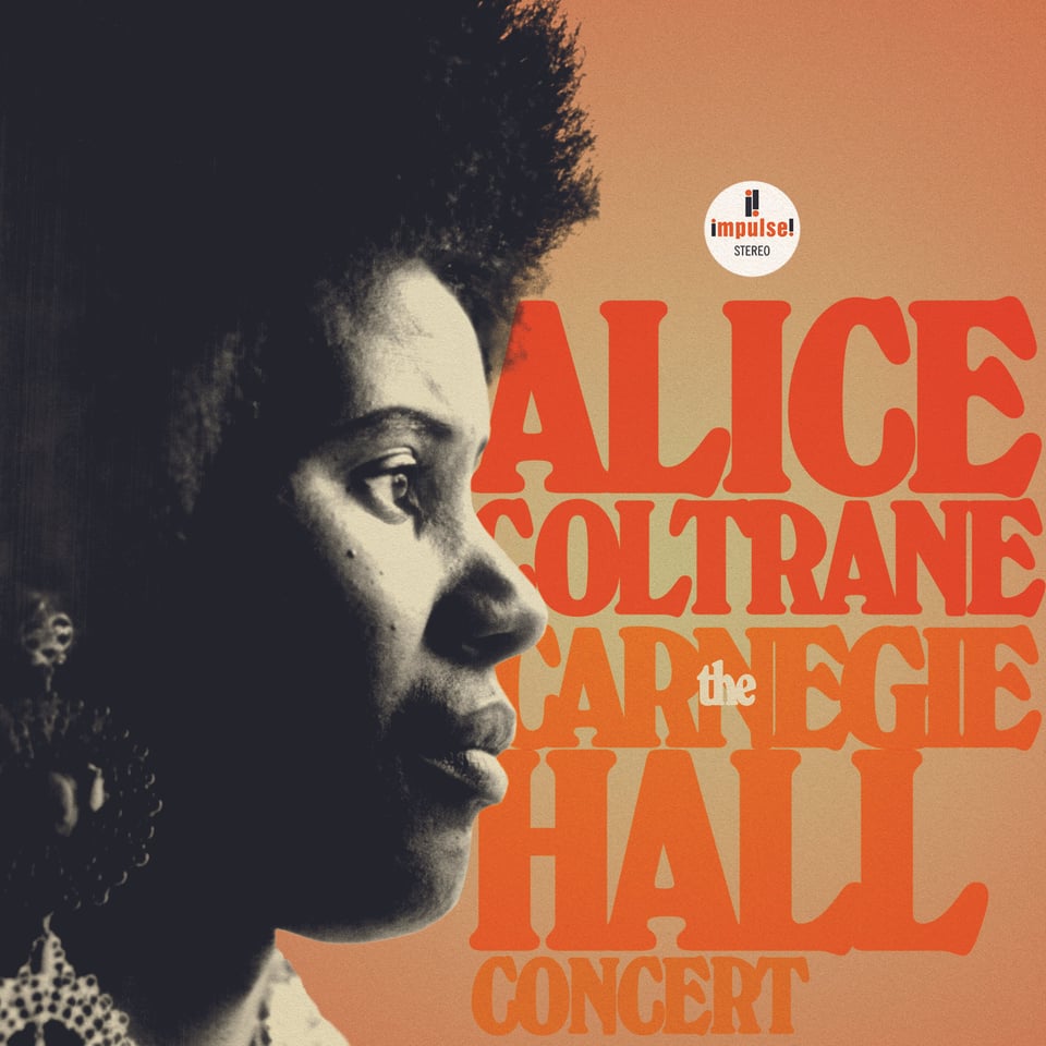 Cover of Alice Coltrane: the Carnegie Hall Concert LP