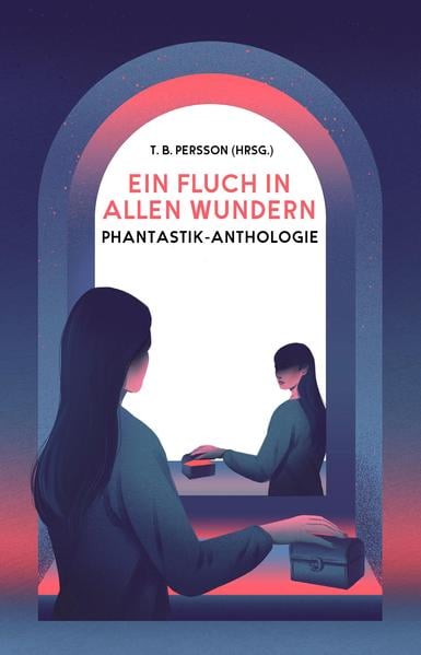 Das Cover zeigt das Doppelbild zweier stilisierter Frauen mit der Hand auf einem Kästchen. Eine hat es geöffnet, die andere geschlossen.