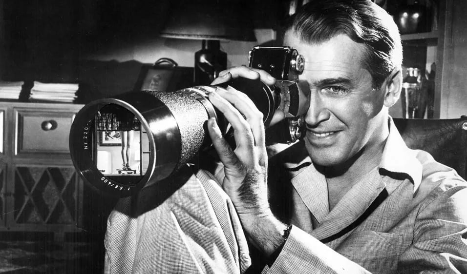Mr. Stewart in Rear Window