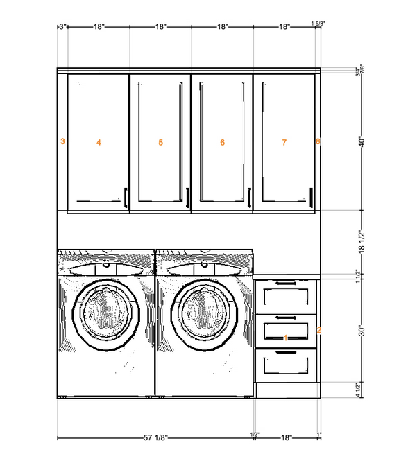 Laundry room cabinet plans
