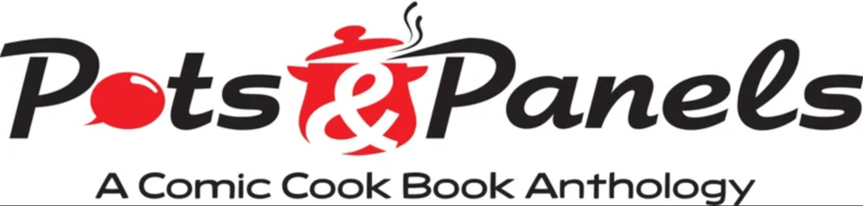 the pots and panel logo: a comic cook book anthology