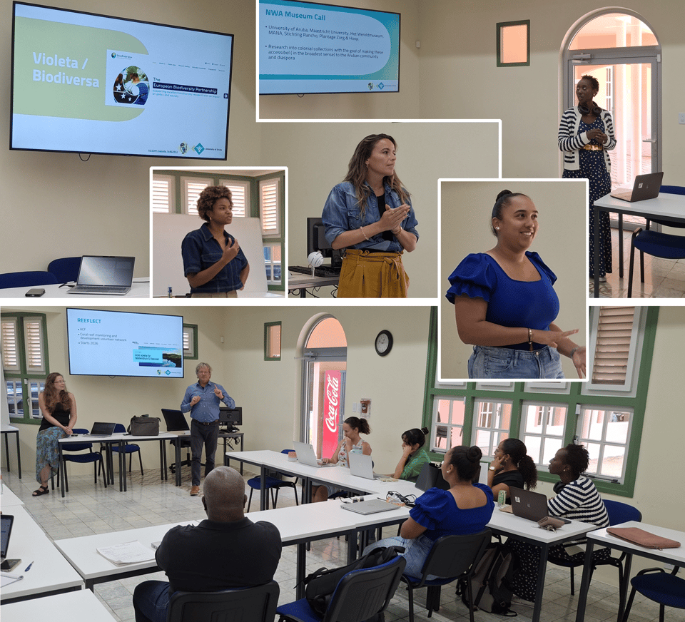 A photo impression/collab from the Proposal Panic session, with speakers highlighted in particular (Eric, Violeta, Liesje, Benedicta and Nurianne)
